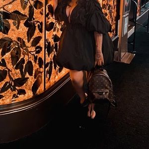 Black baby doll dress super cute